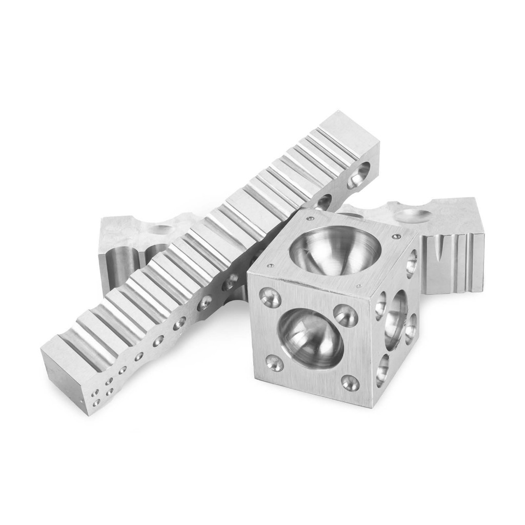 บล็อกทําแผนที่เหล็ก 25 หลุม 6565 มม. เครื่องประดับขึ้นรูป Punch Set & Multiple Groove Die Cube