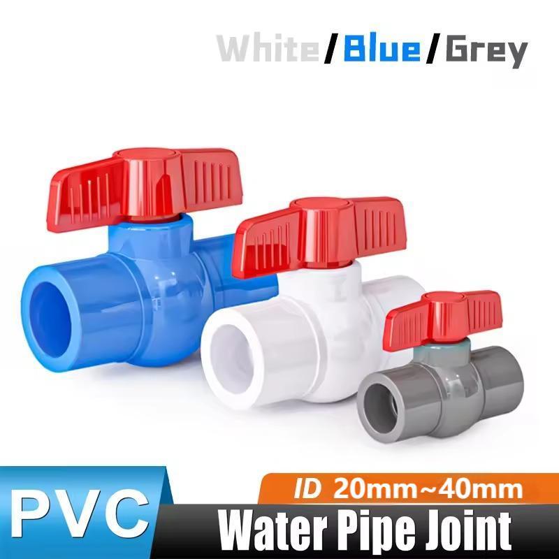 3/4" 1" 1.2" 1.5" บอลวาล์วพีวีซีแขนเลื่อนสวิตช์ท่อน้ําตัวควบคุมการไหลของน้ํา