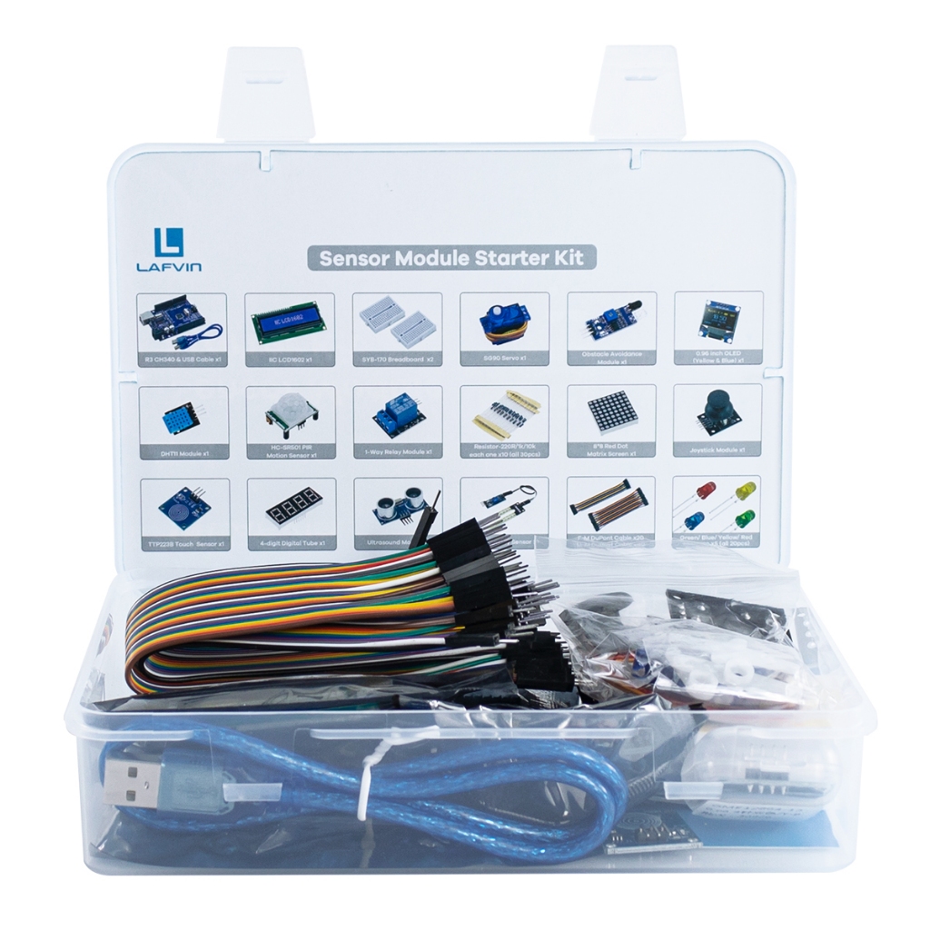 Lafvin ชุดโมดูลเซนเซอร์สตาร์ทเตอร์ สําหรับ Arduino Uno Set R3 0.96 นิ้ว OLED 1602 หน้าจอ LCD พร้อมสอน ราคา ถูกที่สุด ดีลบีเคเค แกลเลอรีภาพที่ 8