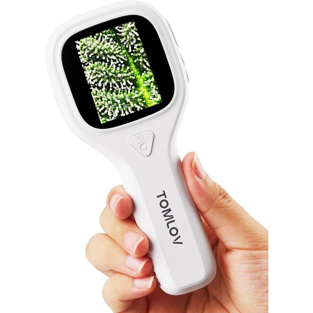 TOMLOV P10 Evo 20X กล้องจุลทรรศน์ดิจิตอล 2 "หน้าจอ IPS สําหรับนักสะสมอัญมณีเหรียญ