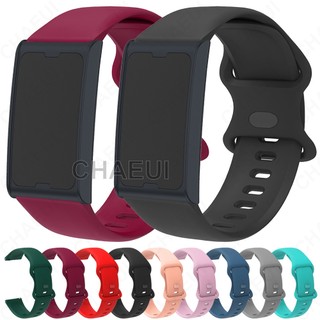 สายรัดซิลิโคนสร้อยข้อมืออุปกรณ์เสริมสายนาฬิกาข้อมือสําหรับ Amazfit Helio Strap