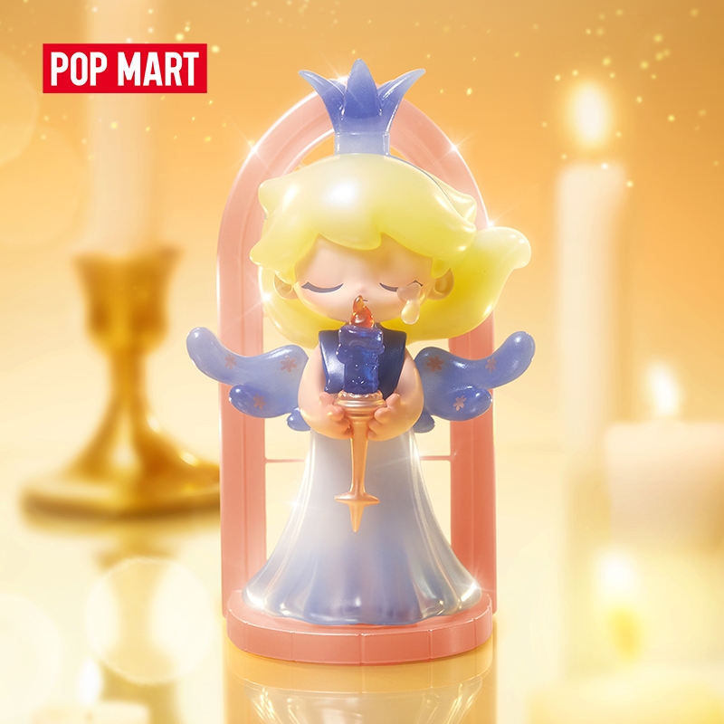 POP MART AZURA Warm Christmas Series Blind Box Action ของเล่นรูปของขวัญวันเกิดของเล่นเด็ก