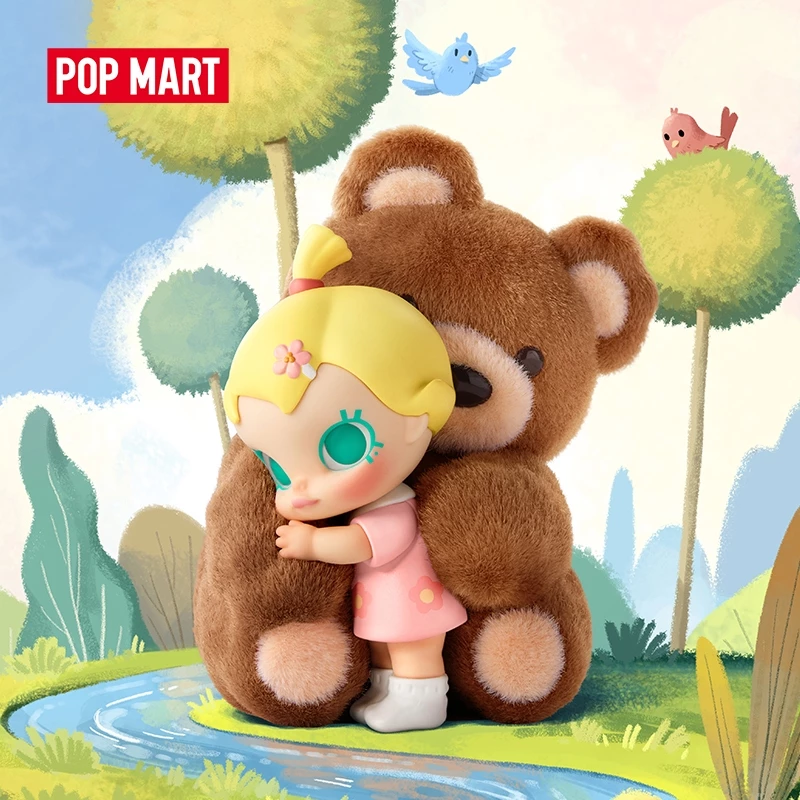 POP MART Baby Molly My Huggable Discovery Series Blind Box Action Toys Figure Birthday Gift Kid Toy