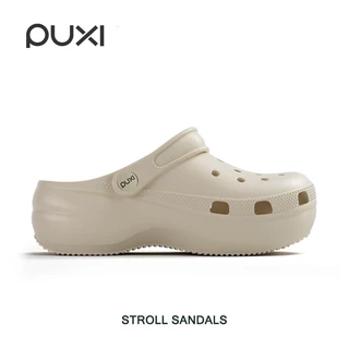【สินค้ามาใหม่】PUXI รองเท้าแตะ 7.3 ซม,100% EVA,รองเท้าแฟชั่นสําหรับผู้หญิง, กีฬากลางแจ้ง,กันลื่น รองเท้าชายหาด นิ่มเหมือนเหยียบขี้ PX9203