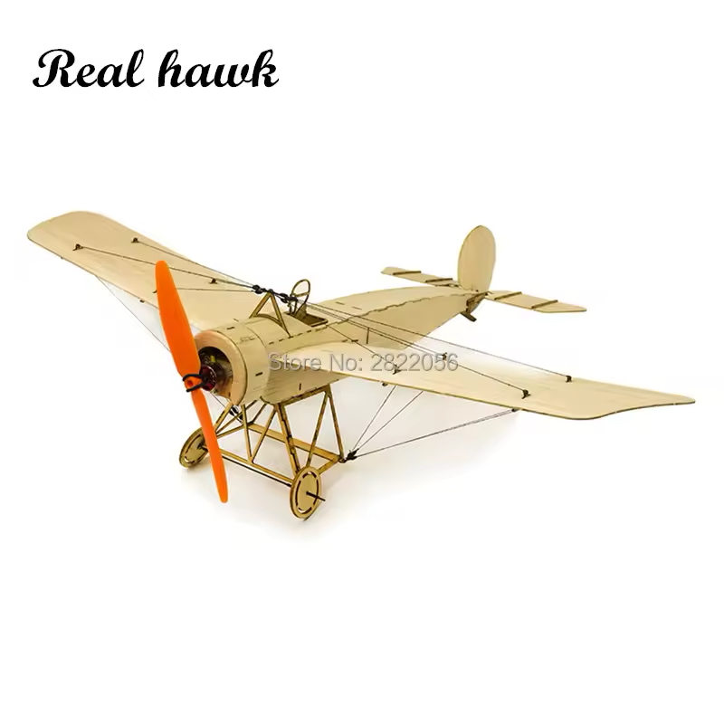 RC Plane Laser Cut Balsa Wood Airplane Micro Fokker Wingspan 420mm Balsa Wood Model Building Kit