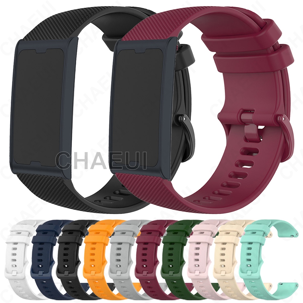 สายรัดซิลิโคนอุปกรณ์เสริมวงสร้อยข้อมือระบายอากาศสําหรับ Amazfit Helio Strap