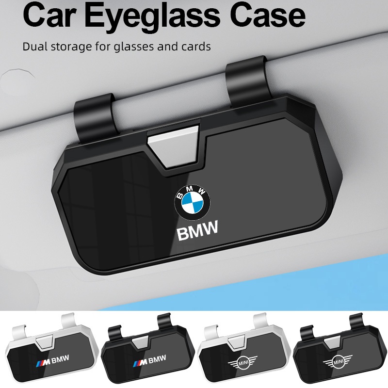 BMW Car แว่นตา เคสบังแดด มัลติฟังก์ชัน ที่เก็บแว่นตา คลิปบัตร 1-8 Series X1-X7