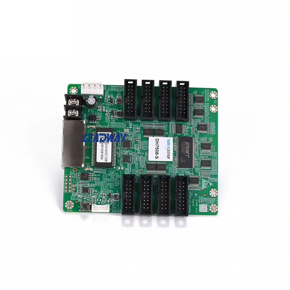 NovaStar DH7508-S DH7512-S DH7516-S Full สี LED แผงหน้าจอรับการ์ด Full สีจอแสดงผล LED อิเล็กทรอนิกส์