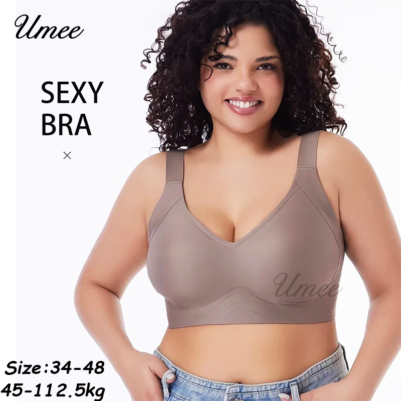 UME 45-113 กก. Plus สำหรับผู้หญิงหน้าอกใหญ่ ลดขนาดให้ดูเล็กลง บราปั๊ปขึ้นและป้องกันหย่อนคล้อย YML120