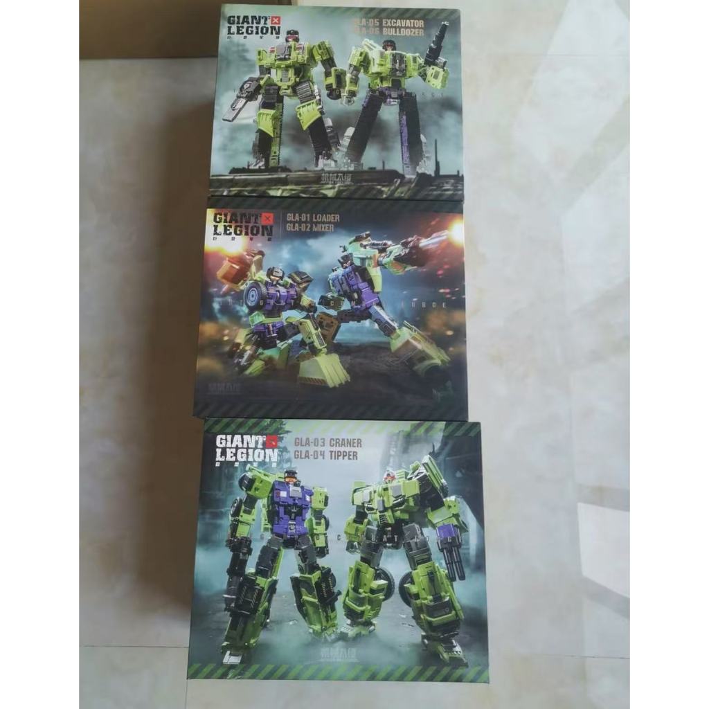 ▲ก.ค.▲ ของแท้ GIANT LEGION Transformers Devastator Suit GLA-01 ถึง GLA-06 Ready Stock