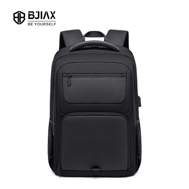BJIAX กระเป๋าเป้สะพายหลังผู้ชายความจุขนาดใหญ่กันน้ํา (15.6")