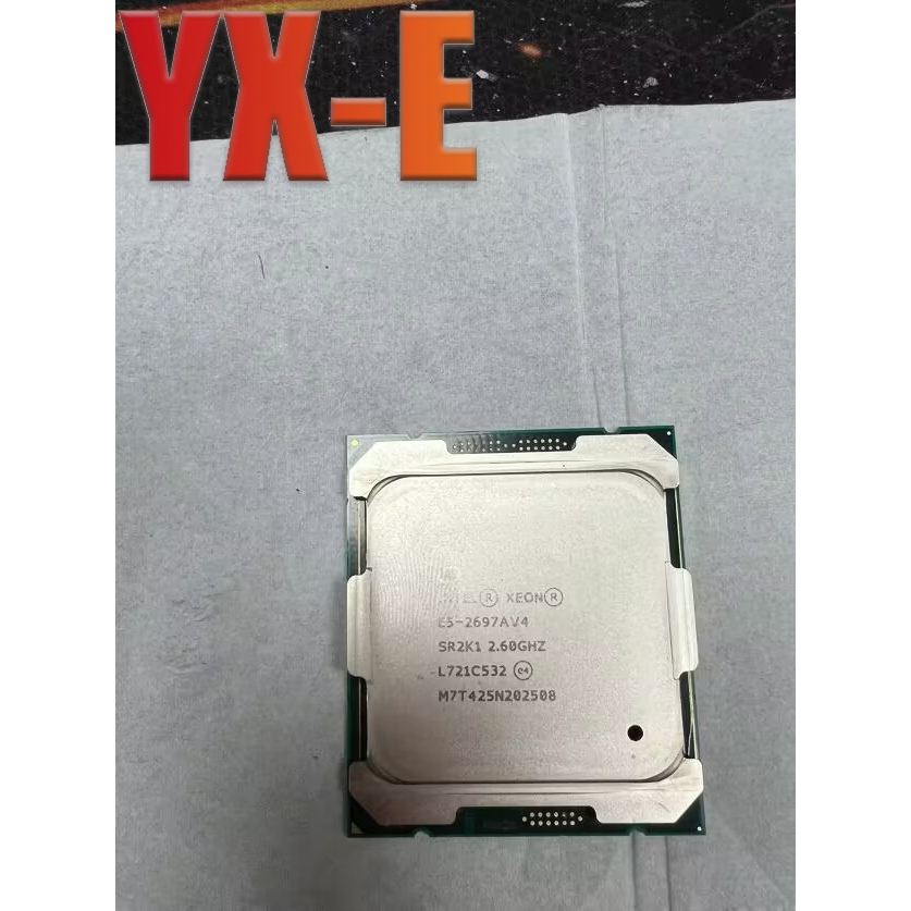 Xeon E5-2697A V4 LGA2011-3 เซิร์ฟเวอร์ CPU โปรเซสเซอร์ 16-Core 2.60GHz 40MB SR2K1 สําหรับ X99 เมนบอร