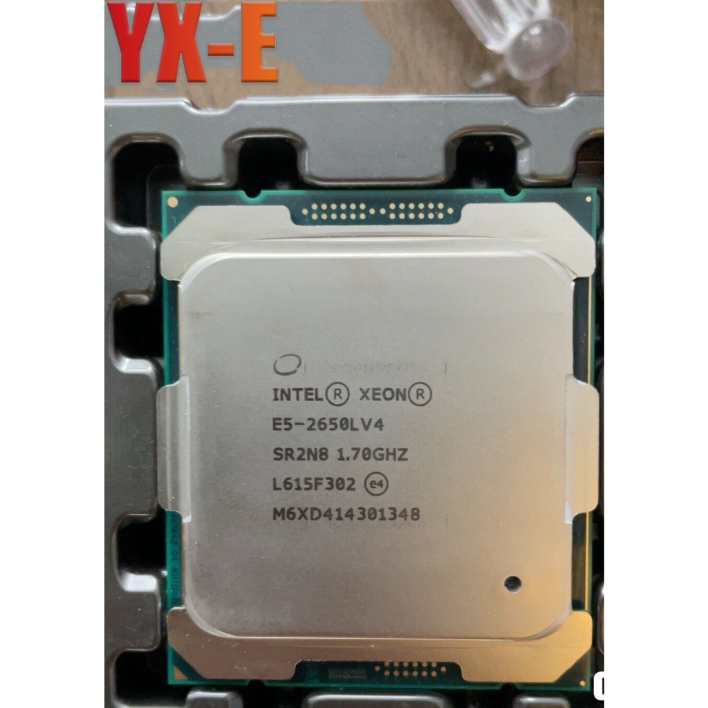 Xeon E5 2650L V4 LGA 2011-3 CPU โปรเซสเซอร์ 14 Core 35MB 65W 1.7GHz SR2N8 สําหรับ X99 เมนบอร์ด