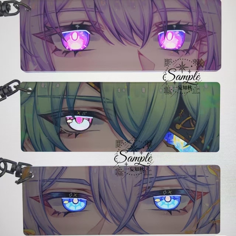 เกม Honkai Star Rail พวงกุญแจ Painon Castorice Transparent Eye hsr จี้อะคริลิค