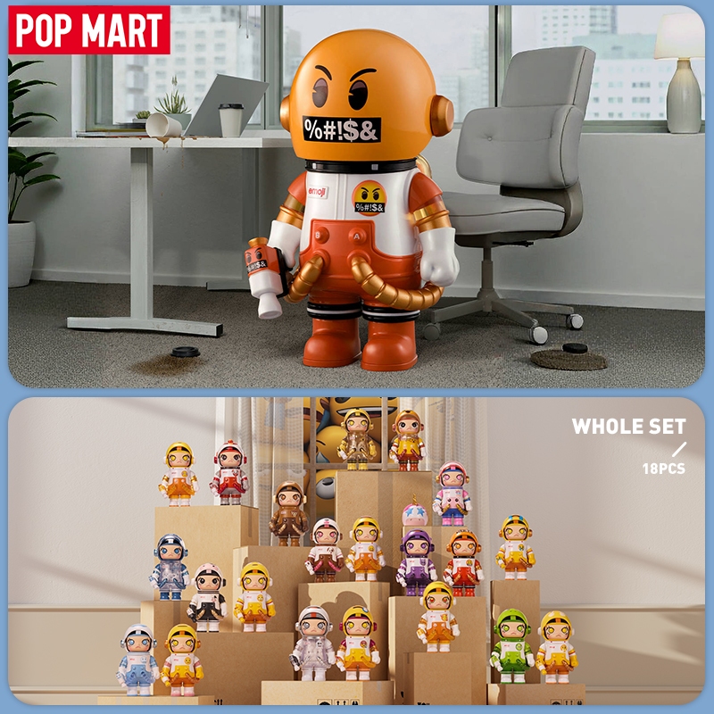 POP MART MEGA SPACE MOLLY 100% × emoji Series Blind Box (whole set)