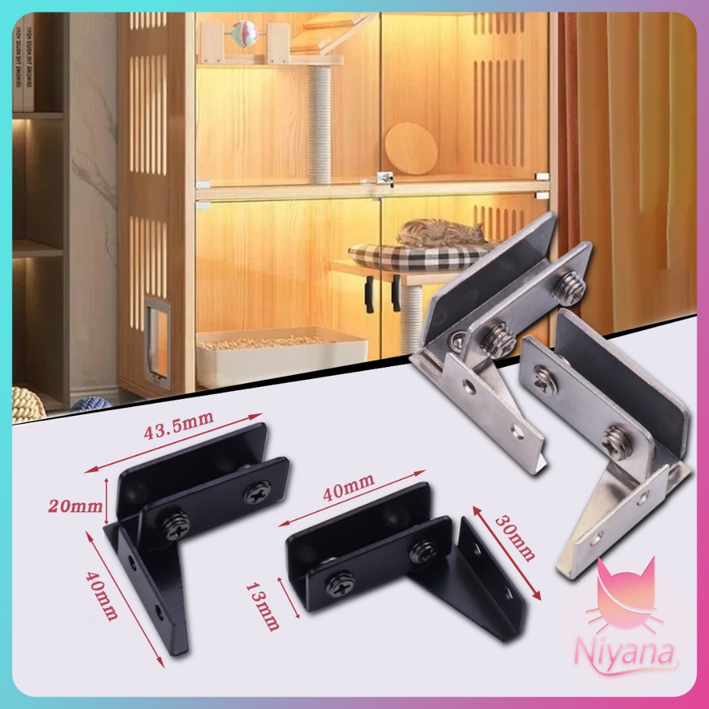 NY บานพับประตูกระจก เฟอร์นิเจอร์สำหรับตกแต่ง แคลมป์ไร้กรอบ ปิดด้วยตัวเอง บานพับประตูตู้ ตู้แก้วใส่ของ