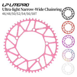 LP Litepro ZFC Hollow Ultralight Offset Chainring 46 50 52 5…