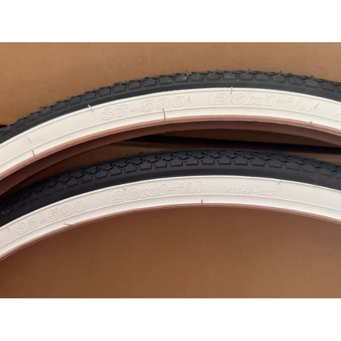 จักรยาน Tyre kenda Panaracer 24 X 1-3/8 26 X 1-3/8 เหลือง/ขาว ราคา ถูกที่สุด ดีลบีเคเค แกลเลอรีภาพที่ 2