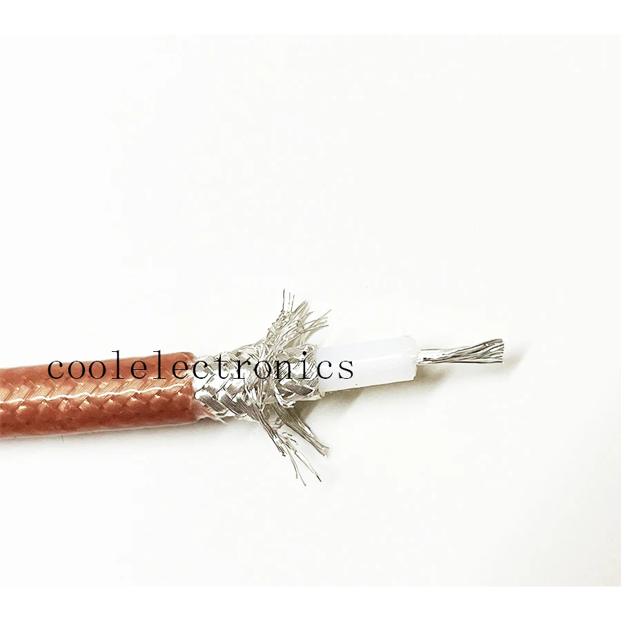 1 PC 1 M RG400 RG-400 Double Shielded RFCoaxial Cable Wire Adapter Connector RG400 Cable 50 Ohm