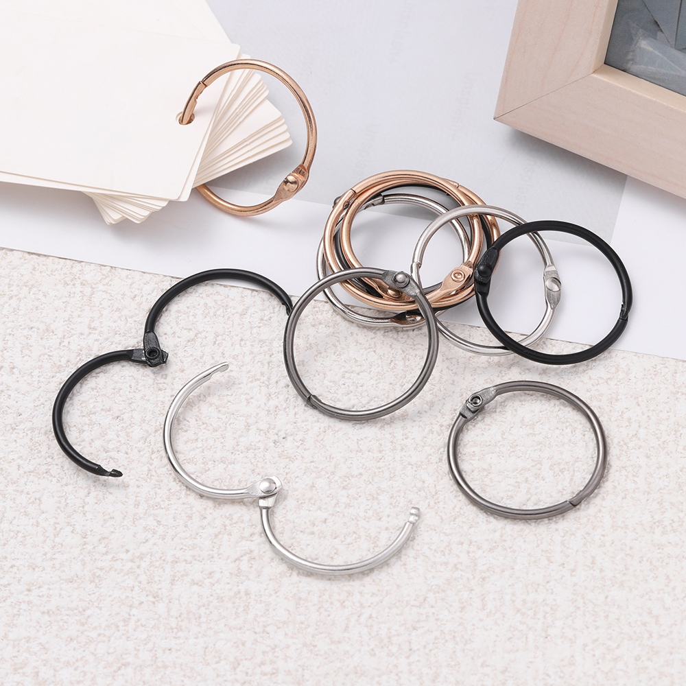 St. kunkka5 ชิ้น 20 มิลลิเมตร-30 มิลลิเมตรเหล็กเปิดแหวนพวงกุญแจ Bookchain สําหรับ DIY พวงกุญแจโทรศัพท์มือถือ