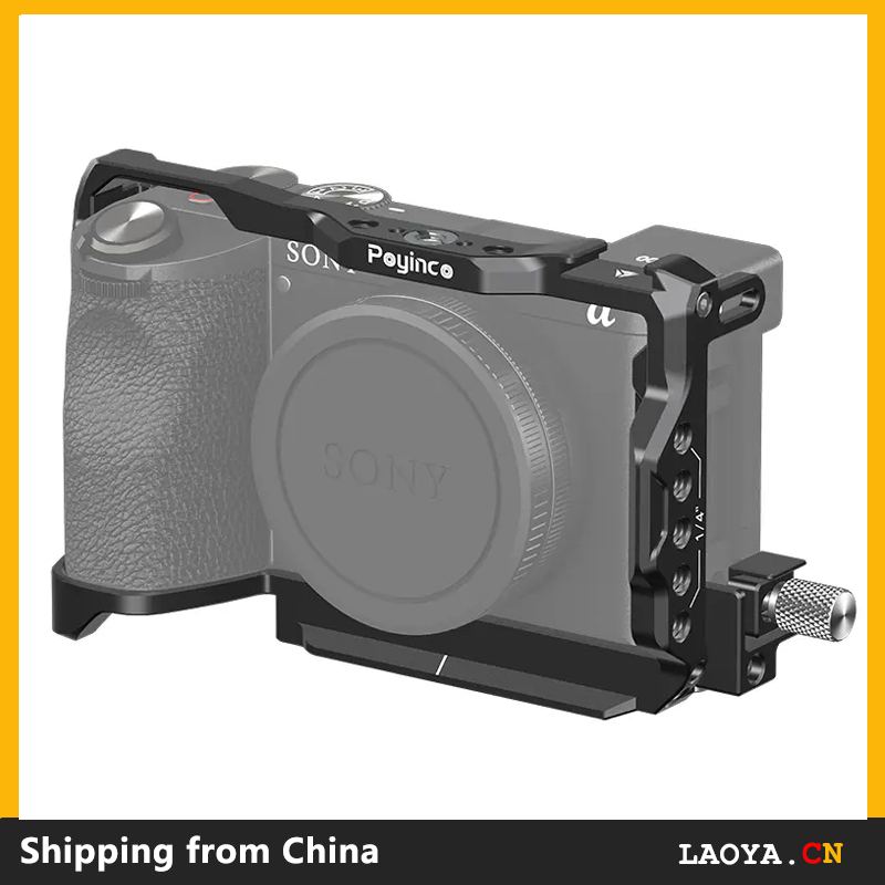 Sony A6700 Full Cage Aluminum Alloy Film Movie Making Camera Video Cage Rig Camera ฟิล์มอลูมิเนียมอั