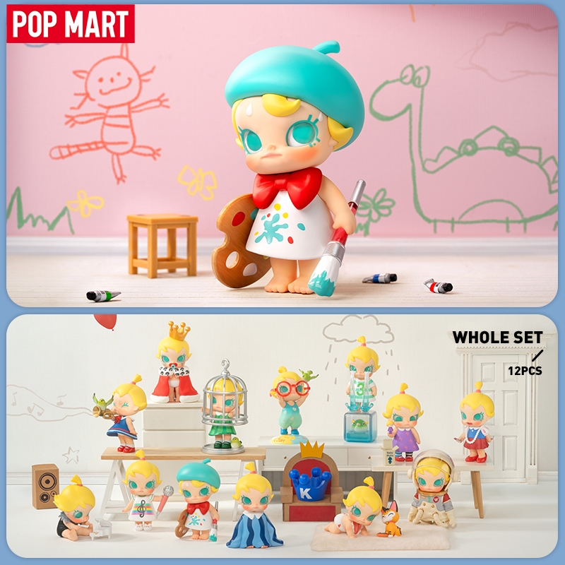 POP MART Baby Molly When I was Three! Series Figures Blind Box Action Toys Figure Birthday Gift Kid 