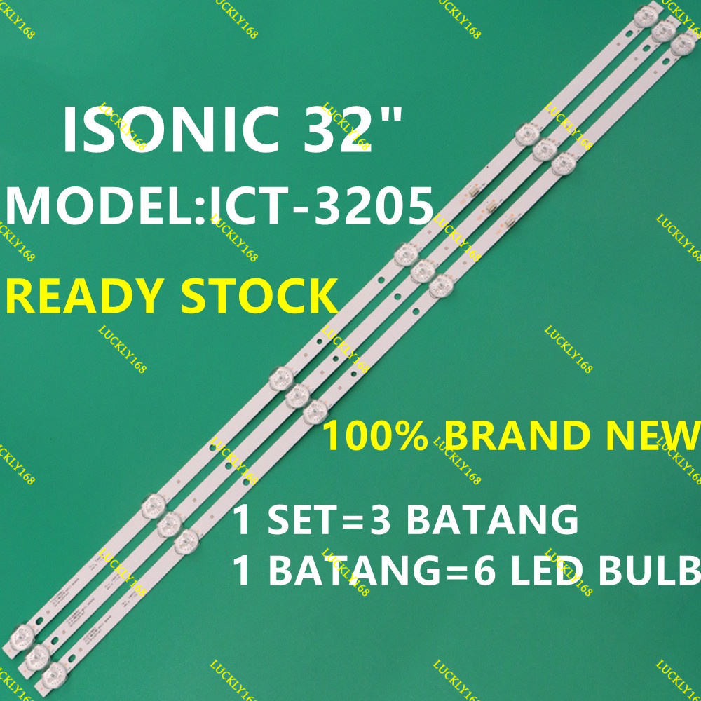 ICT-3205 ISONIC 32 INCH LED TV BACKLIGHT ( LAMPU TV ) ICT3205 32" BACKLIGHT SHARP BACKLIGHT