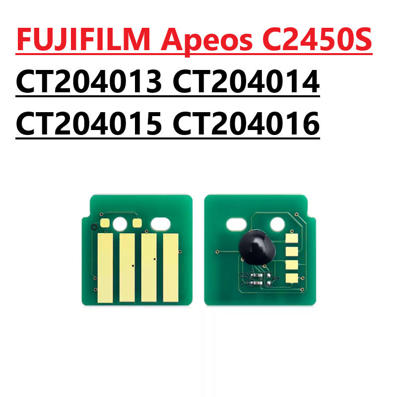 FUJIFILM Apeos C2450S C2450 ชิปโทนเนอร์ CT204013 กะรัต204014 กะรัต204015 กะรัต204016