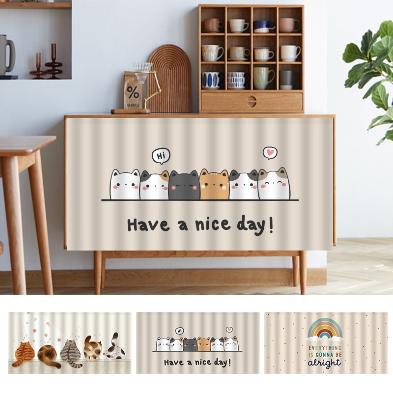 แนะนำ ผ้าม่าน ผ้าม่าน มีกาวในตัว ลายสร้างสรรค์ สําหรับตกแต่งบ้าน ตู้เสื้อผ้า ห้องครัว ราคาพิเศษ มีเก็บเงินปลายทาง