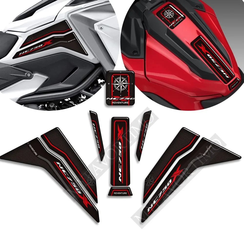 NC750Xรถจักรยานยนต์ถังน้ํามันเชื้อเพลิงPadสติกเกอร์ป้องกันDecalsชุดสําหรับHonda NC 750 X NC750X nc750x 2021 2022