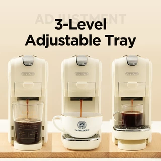 Cafelffe 3 In 1 เครื่องชงกาแฟสําหรับ Nespresso/Dolce Gusto แคปซูล/ผงกาแฟ, Cold/Hot Brew