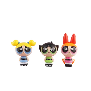 3 ชิ้น 12 ซม.การ์ตูน Powerpuff Girls อะนิเมะ Action Figure รถโต๊ะ Action Figure ตกแต่งคอลเลกชันของขวัญวันเกิด