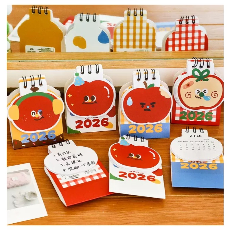 2026 ปฏิทินตั้งโต๊ะที่เรียบง่ายสร้างสรรค์มินิพกพาปฏิทินไม่พิมพ์ตกแต่งเดสก์ท็อปแผนหมัดปฏิทินตั้งโต๊ะขนาดเล็ก - รูปที่ 6
