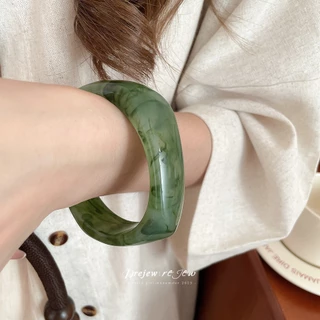สร้อยข้อมือวินเทจย้อมเรซิ่น สไตล์อเนกประสงค์ เหมาะสำหรับสวมใส่ในหลากหลายโอกาส