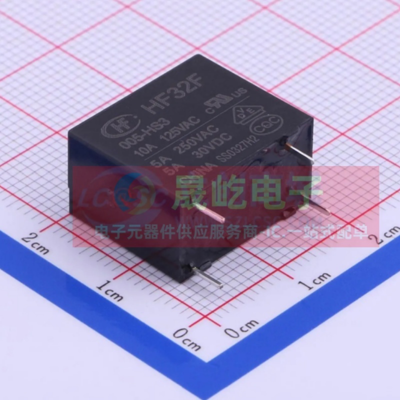 ยี่ห้อใหม่รีเลย์ HF32F-005/012/024-HS3 4 Pins One Set ปกติเปิด JZC32F-12V-HS