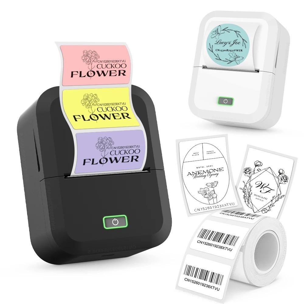มินิเครื่องพิมพ์ Marklife X2 Inkless เครื่องพิมพ์ฉลากแบบพกพาไร้สายบลูทูธความร้อน Label Maker Self-Adhesive เครื่องพิมพ์สําหรับสติกเกอร์รอบป้ายม้วน UV แท็กบลูทูธเครื่องพิมพ์
