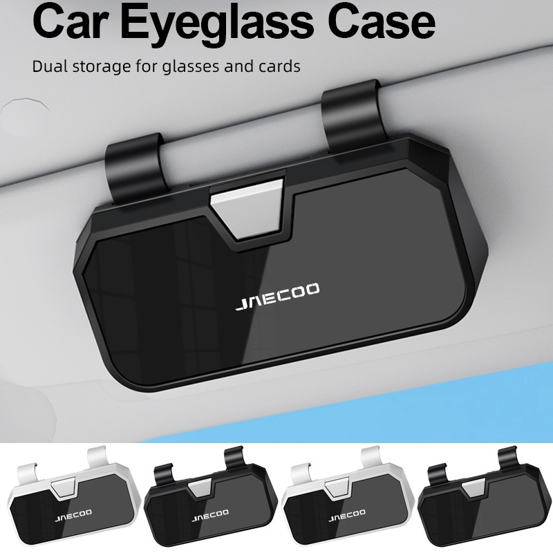 Jaecoo Car เจคู กล่องใส่แว่นตาในรถยนต์ ที่บังแดด ที่เก็บมัลติฟังก์ชั่น กล่องใส่แว่นตา คลิปหนีบบัตร คลิปหนีบรหัส เหมาะสําหรับรถยนต์ทุ