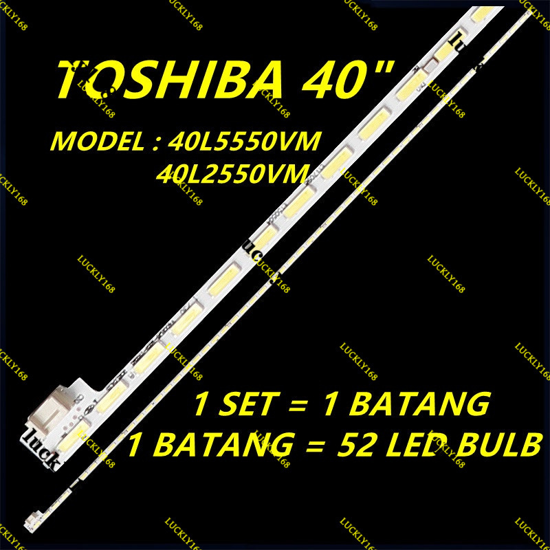 ใหม่ 1SET 40L5550VM 40L2550VM 40L2550VT 40L5550VT 40" LED TV BACKLIGHT /40L5550 40L2550 (พร้อมสต็อก)