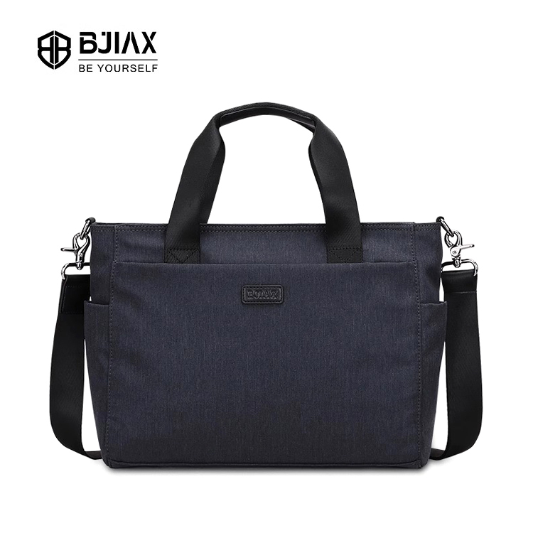 BJIAX กระเป๋าสะพายคอมพิวเตอร์วินเทจสําหรับผู้ชาย(13“)