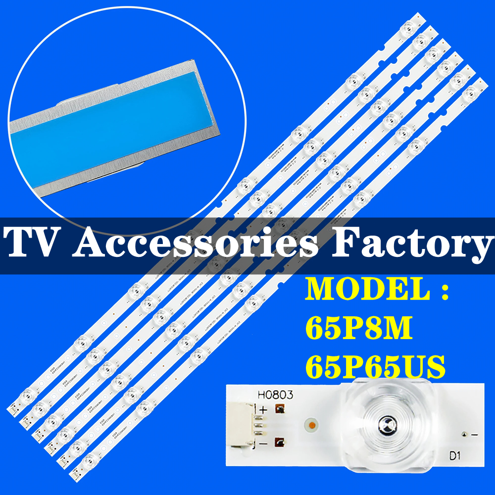 TCL 65P8M 65P65US LED TV BACKLIGHT (LAMP TV) ชุดใหม่ BAR