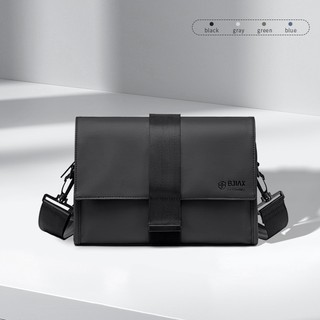 BJIAX Nylon Polyester Button Waterproof Men Large Shoulder Bag(12")