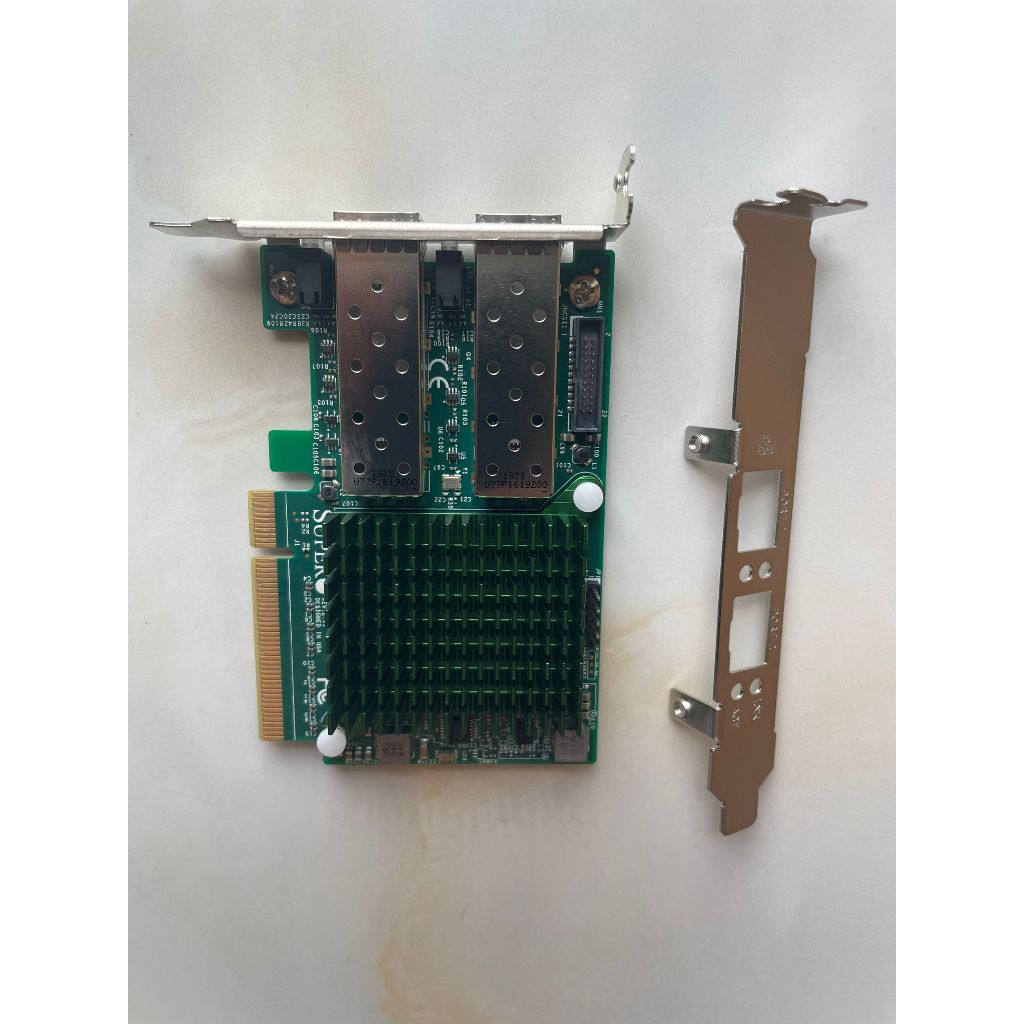 [สต๊อกพร้อม] intelX520-DA2 สไตล์เดียวกันรุ่นซุปเปอร์ Micro+AOC-STGN-i2S X520-DA2 intel82599 ชิปหลัก 