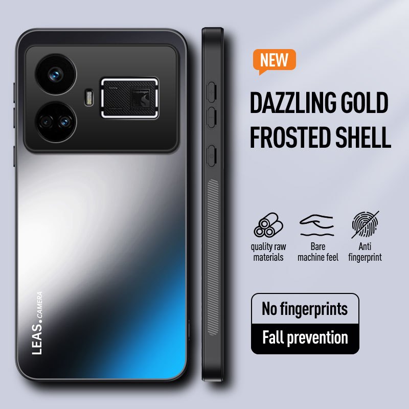 ปลอกสําหรับ OPPO Realme GT5 GT 5 5G RealmeGT5 RMX3823 เคสโทรศัพท์ AG Frosted พราวสีซิลิโคนอ่อนนุ่มป้