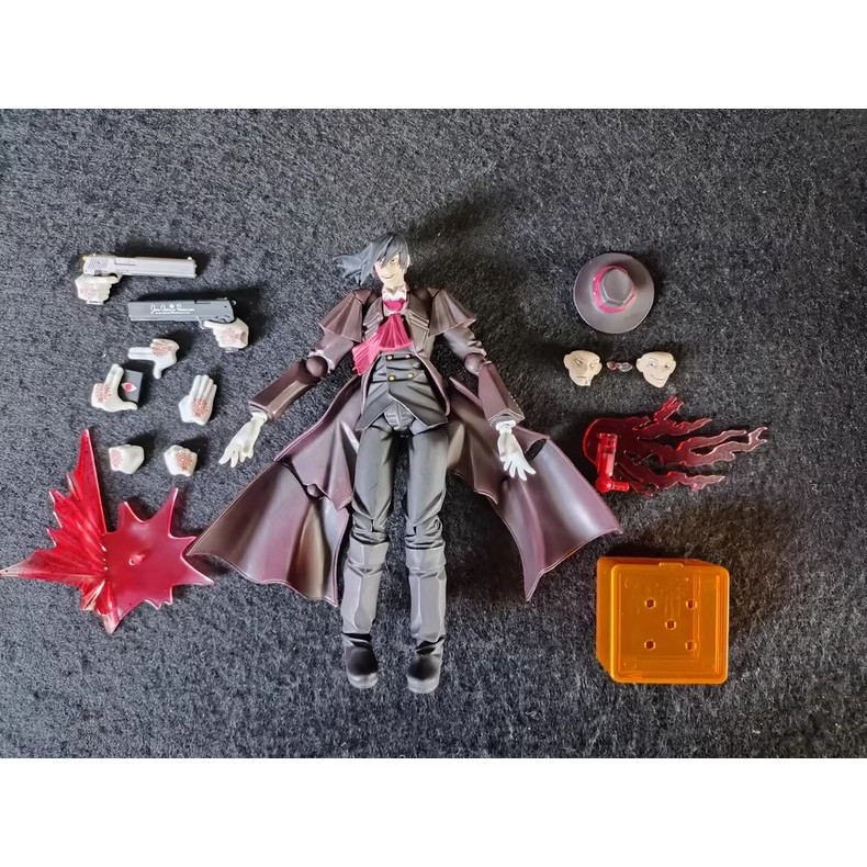 Kaiyodo Arcadia Hellsing 114 Alucard HELLSING Yamaguchi-style Action Figure Hirota Hirano ไม่มีกล่อง