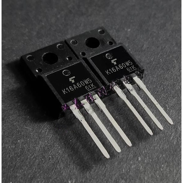 5pcs Original K16A60W TK16A60W TO-220F 600V 15.8A ทรานซิสเตอร์