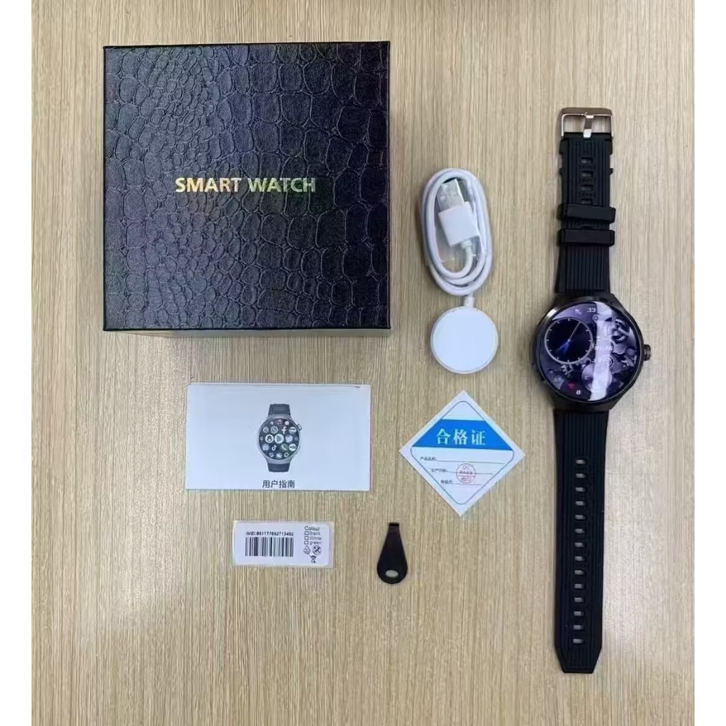 2025 VP30 Android 3+32GB สมาร์ทวอท์ช 4G ซิมการ์ดสมาร์ทนาฬิกา AMOLED หมุนกล้อง APP ดาวน์โหลด 2025 wif