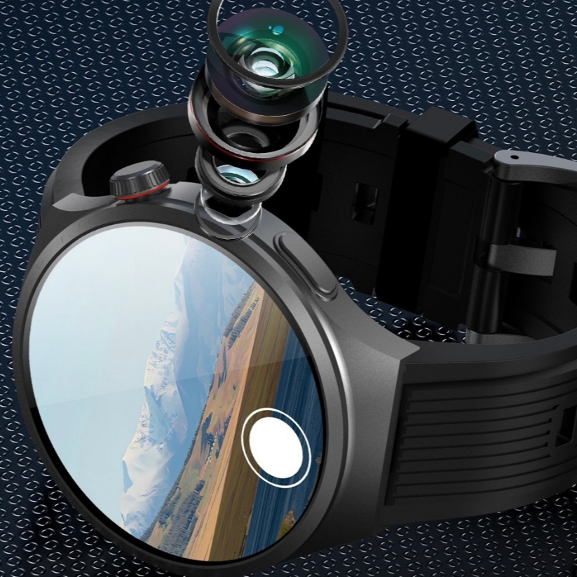 2025 VP30 Android 3+32GB สมาร์ทวอท์ช 4G ซิมการ์ดสมาร์ทนาฬิกา AMOLED หมุนกล้อง APP ดาวน์โหลด 2025 wif