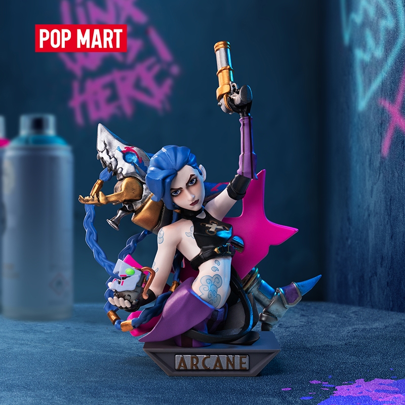 POP MART League of Legends: Arcane Series Figures Blind Box Action Toys Figure Birthday Gift Kid Toy
