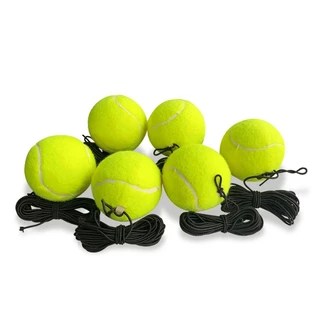 Tennis Ball ลูกเทนนิสพร้อมเชือกยืด รุ่นฝึกเดี่ยว ยืดตัวดีและทนทาน ผูกมัดแน่นหนา