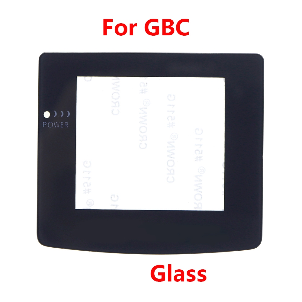1 ชิ้นฝาครอบเลนส์หน้าจอกระจกสําหรับ Gameboy สี GBC หน้าจอเลนส์ Protector พร้อม Adhensive